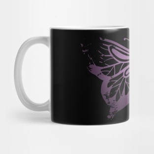 BUTTERFLY lilac, Logo Mug